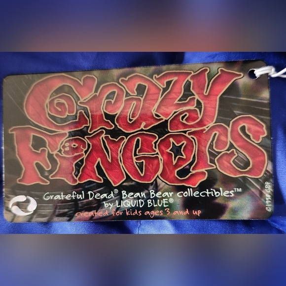 Grateful Dead Liquid Blue Beanie (Crazy Fingers) - Picture 3 of 3